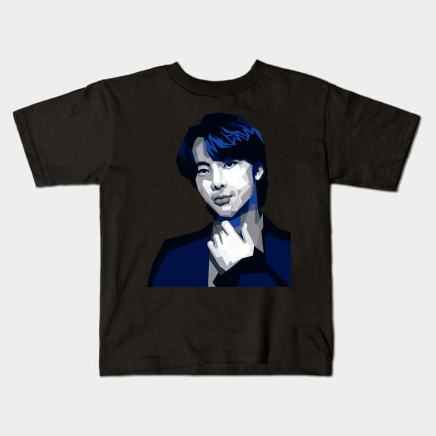 Jin BTS Kids T-Shirt by Danwpap2